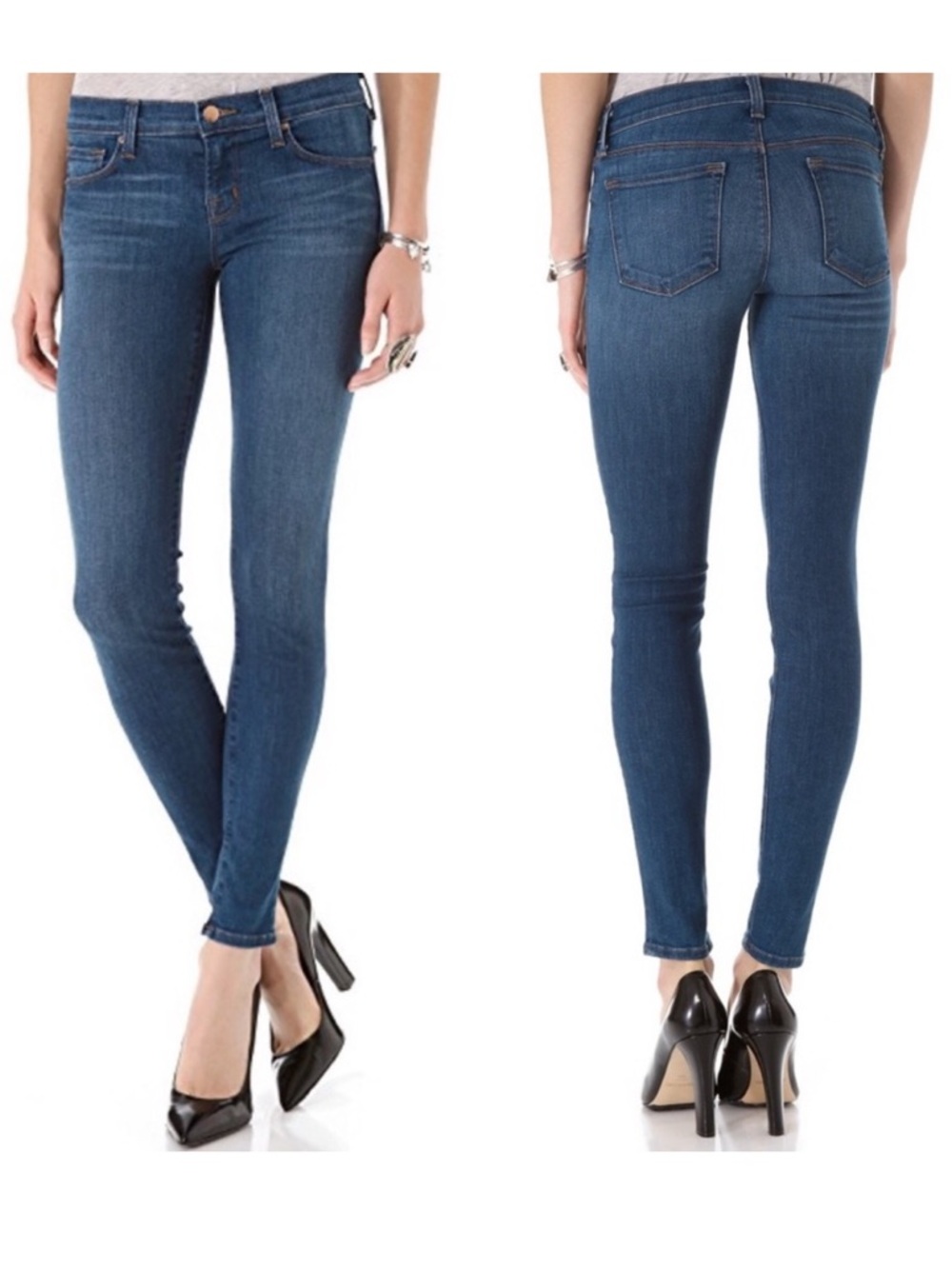 J Brand Low Rise Skinny Jeans Size 29 Tyro Medium Wash